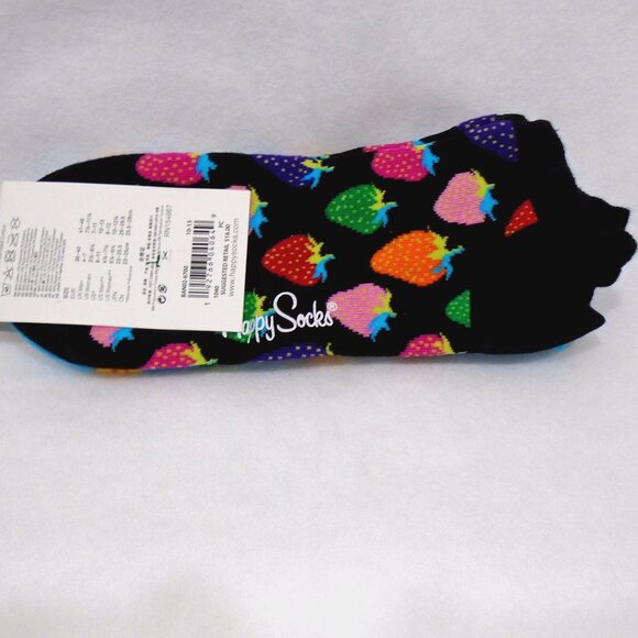 nwt HAPPY SOCKS 2 pr Low Socks Unisex 41-46 (womens 10-12.5/mens 8-12) - Picture 3 of 4